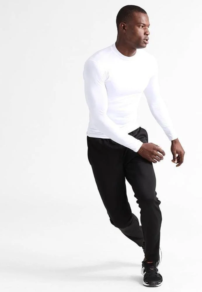 Rash Guard Fabric Mens Long Sleeves Compression Jiu Jitsu Shirt Fitting Sports Tights