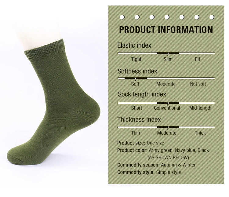 Confortable Customized Military Outdoor Army Police Men Sock