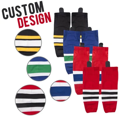 Knit Youth/Mens/Seniors Multiple Colors Resistant Funky Skate Ice Hockey Socks