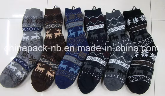 Autumn Winter Socks Christmas Velvet Cute Home Warm Socks